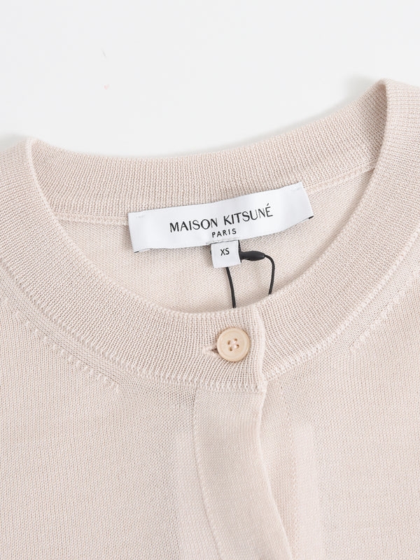 BABY FOX PATCH REGULAR CARDIGAN_MARBLE 0134